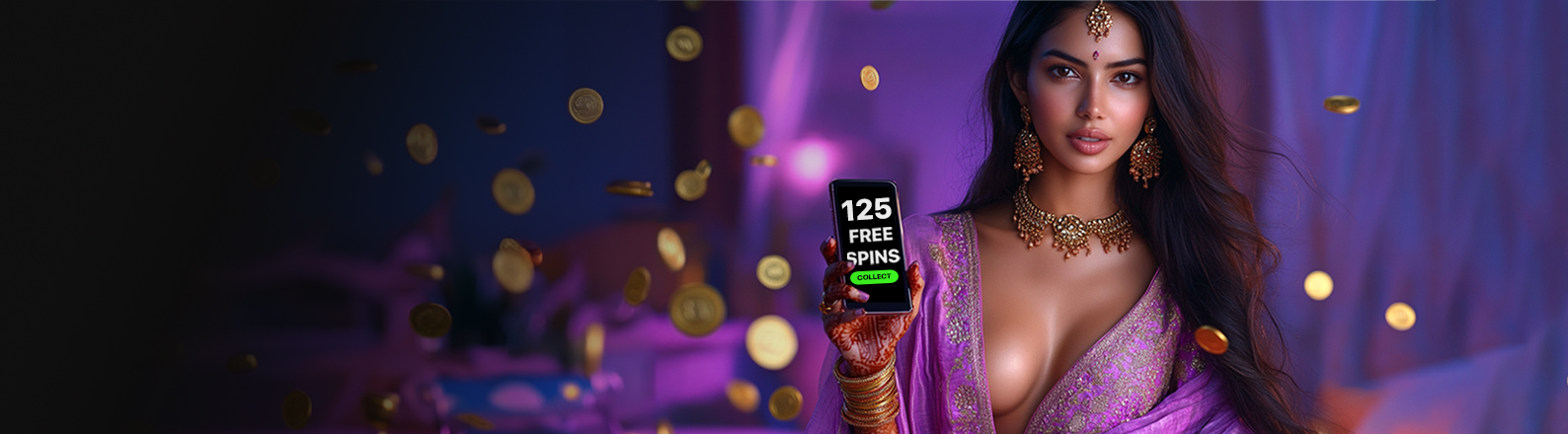 125 FREESPINS + 125%