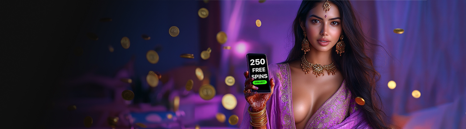 250 FREESPINS + 125%